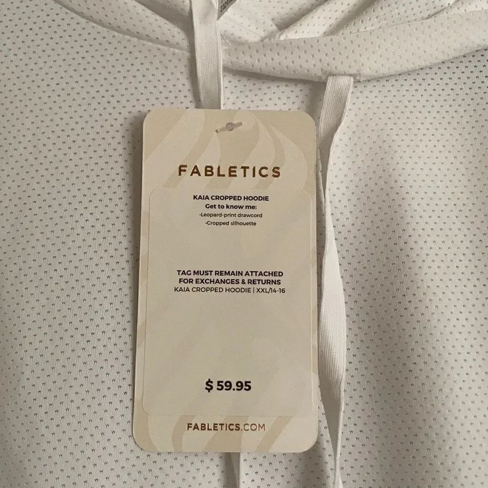 Fabletics Cropped Hoodie  - Picture 7 of 11